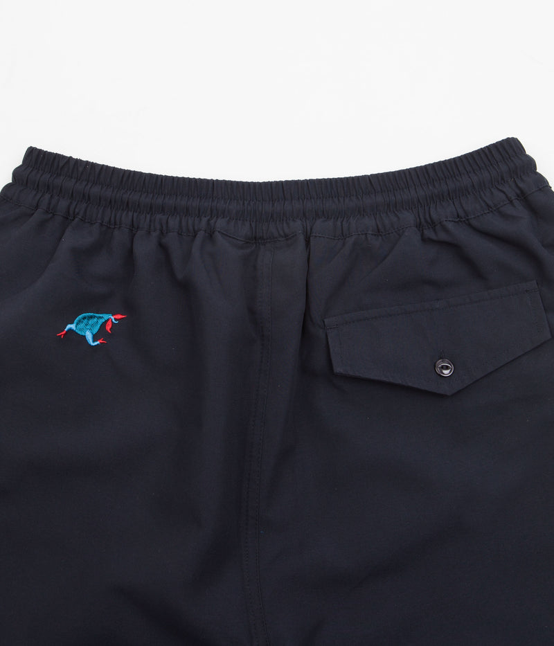 by Parra Running Pear Swim Shorts in Navy Blue