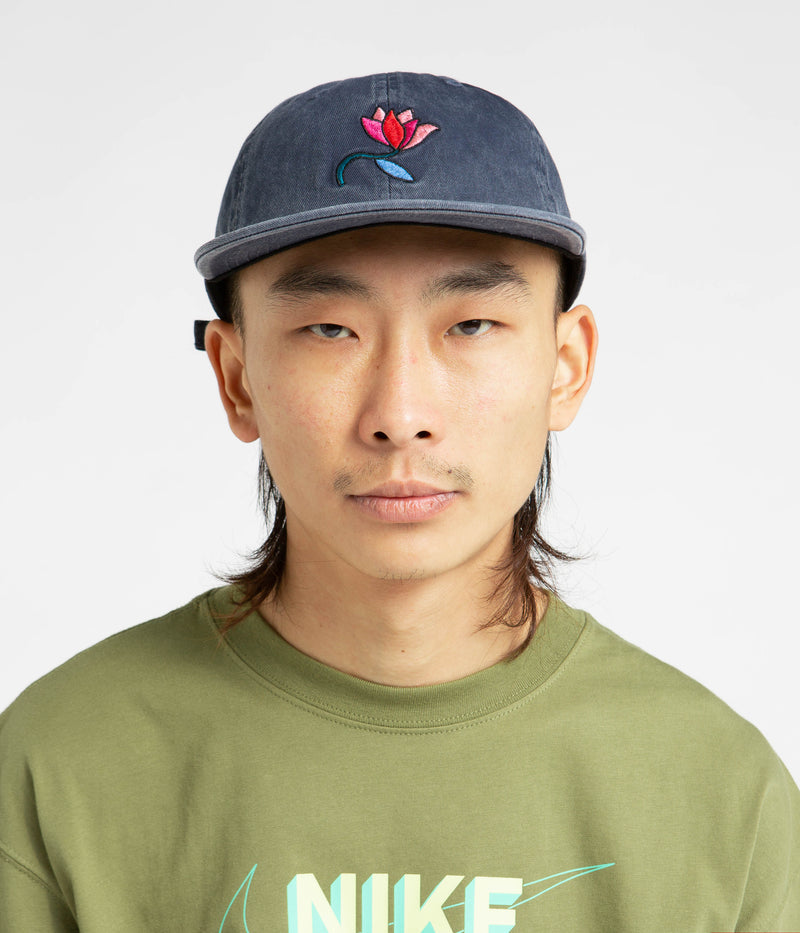 by Parra Secret Flower Cap in Navy Blue