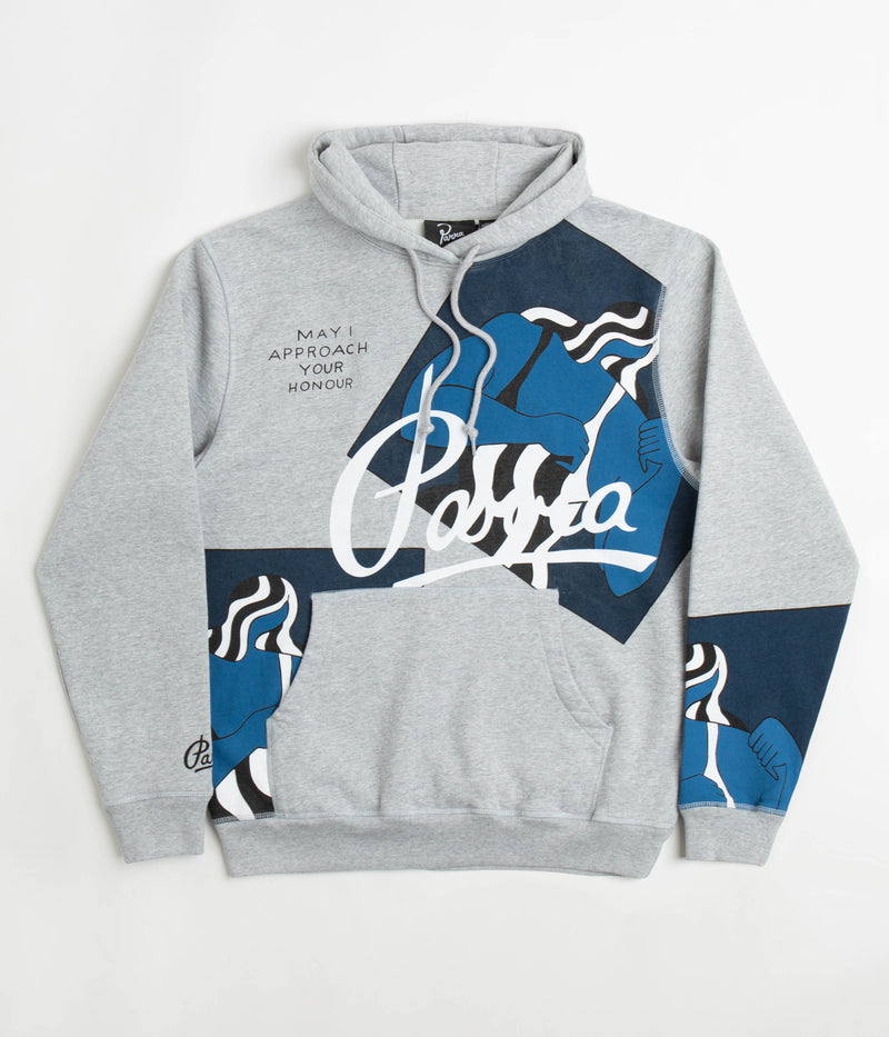 by Parra Self Defense Hoodie in Heather Grey