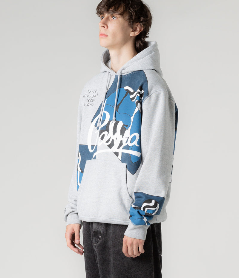 by Parra Self Defense Hoodie in Heather Grey