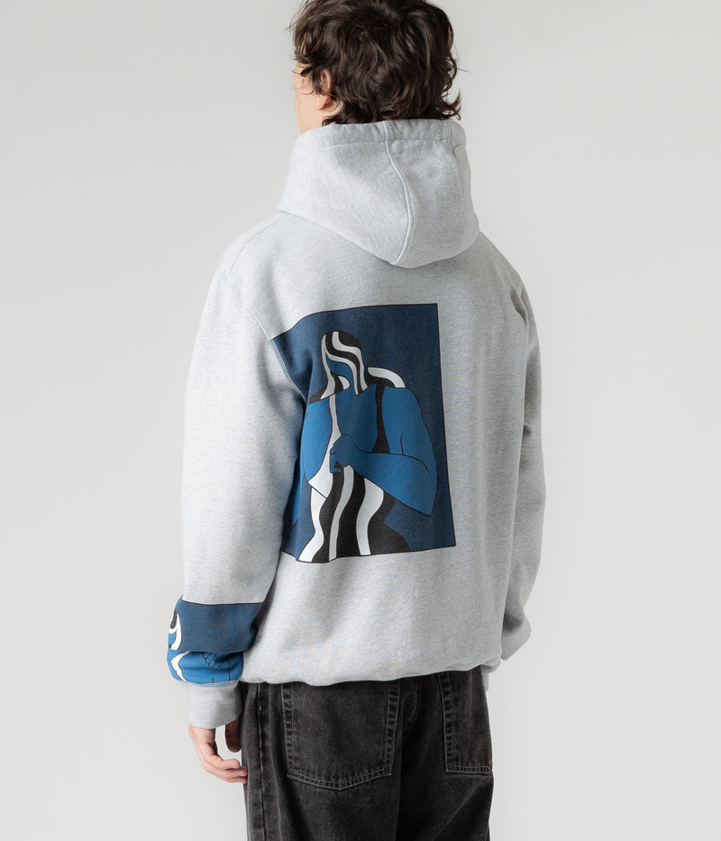 by Parra Self Defense Hoodie in Heather Grey