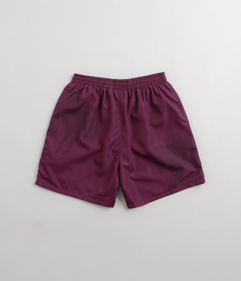 by Parra Short Horse Shorts in Tyrian Purple