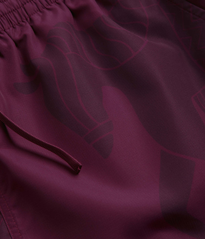 by Parra Short Horse Shorts in Tyrian Purple