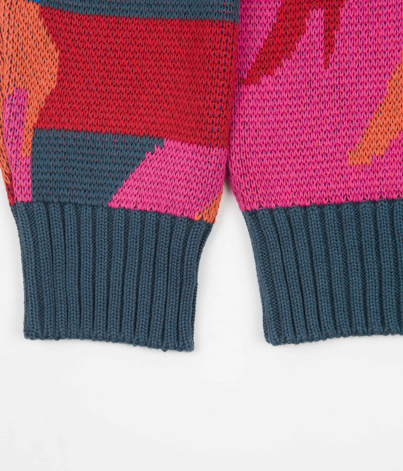 by Parra Sitting Pear Pattern Knitted Sweatshirt in Multi