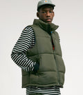 by Parra Sitting Pear Puffer Vest in Olive