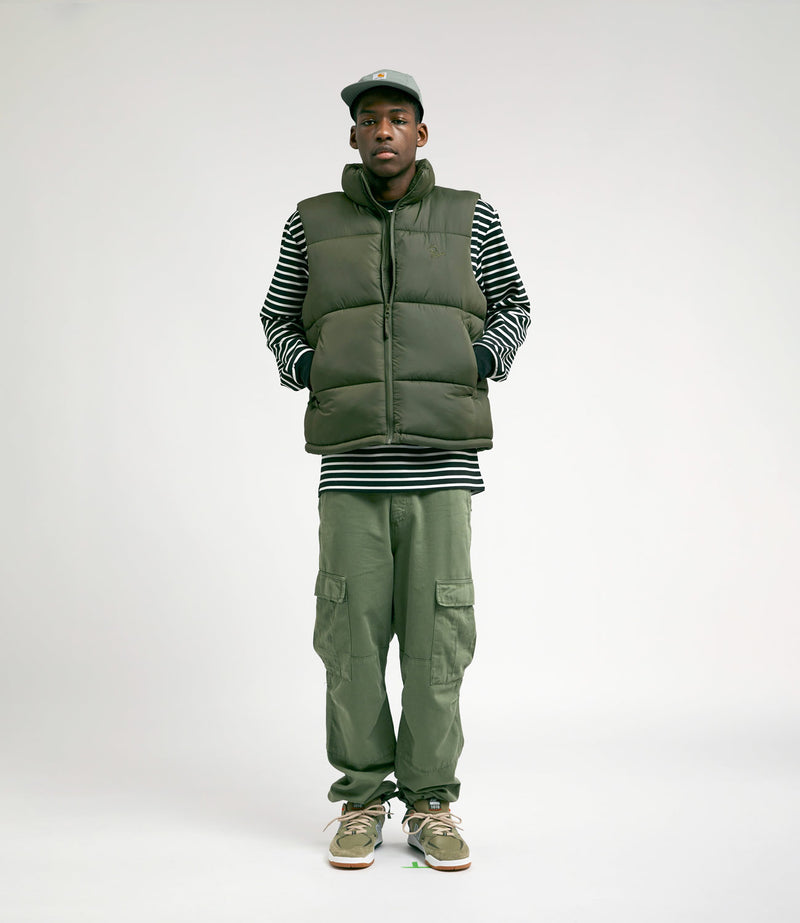 by Parra Sitting Pear Puffer Vest in Olive