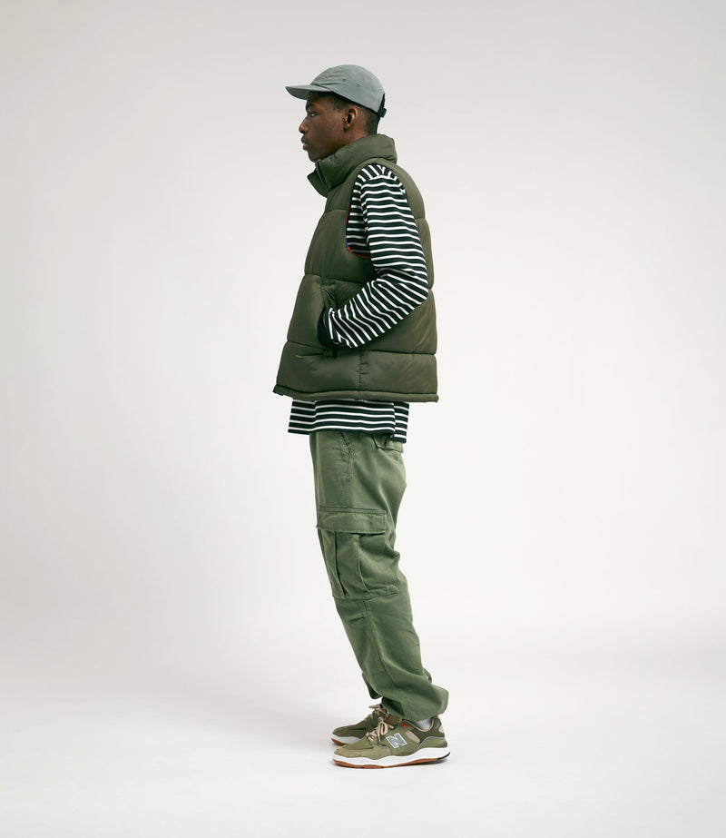 by Parra Sitting Pear Puffer Vest in Olive