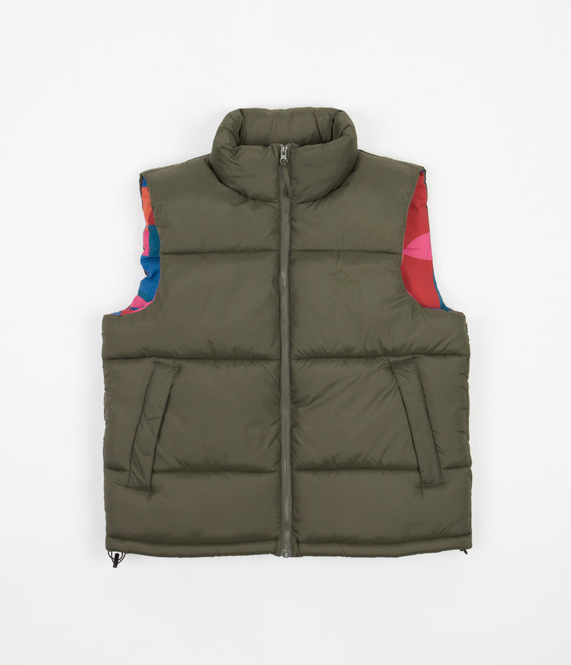 by Parra Sitting Pear Puffer Vest in Olive