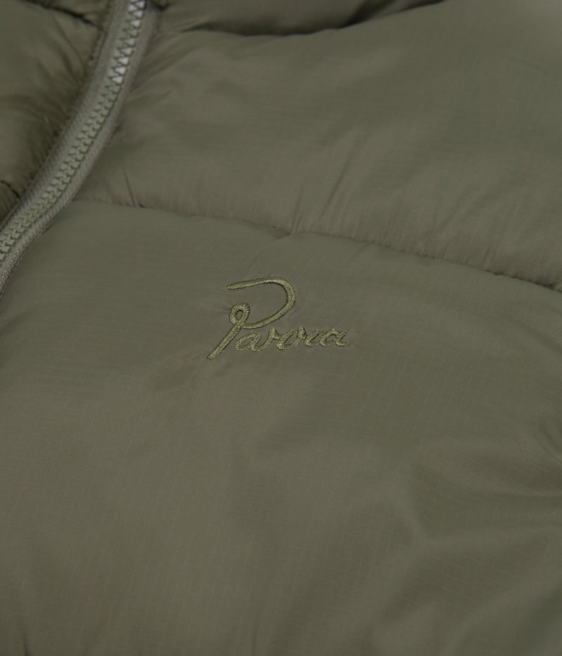 by Parra Sitting Pear Puffer Vest in Olive