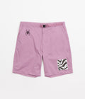 by Parra Spider Ants Shorts in Lavender