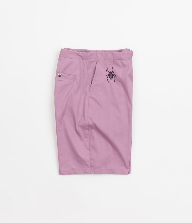 by Parra Spider Ants Shorts in Lavender