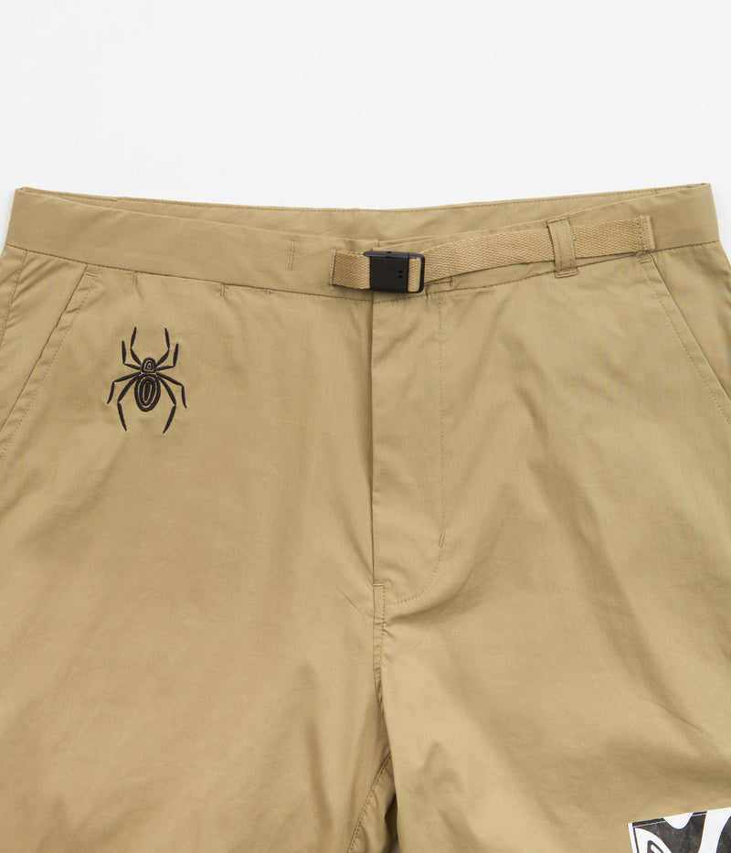by Parra Spider Ants Shorts in Sand