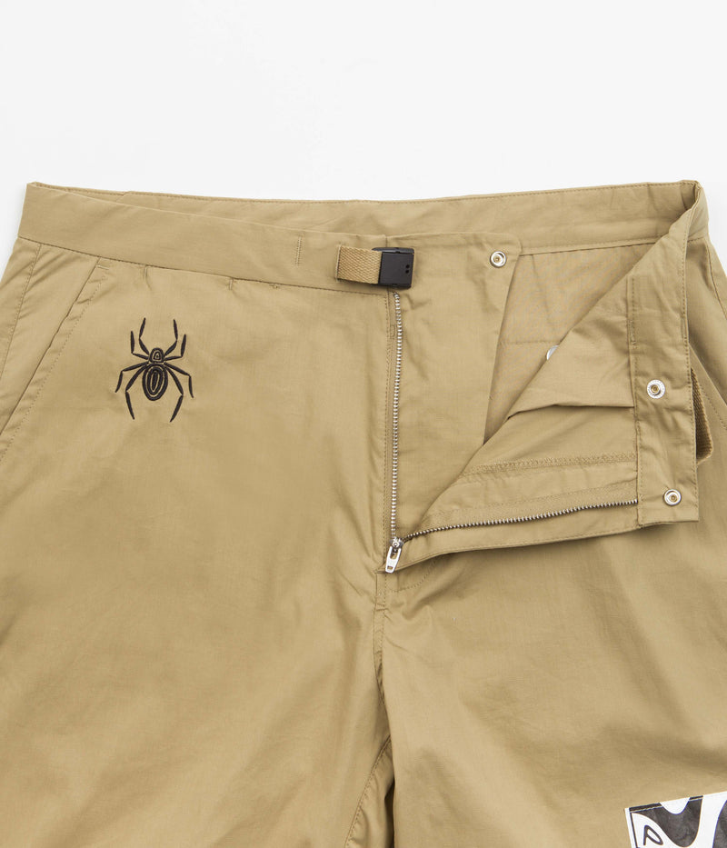 by Parra Spider Ants Shorts in Sand