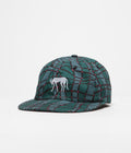 by Parra Squared Waves Pattern Cap in Multi