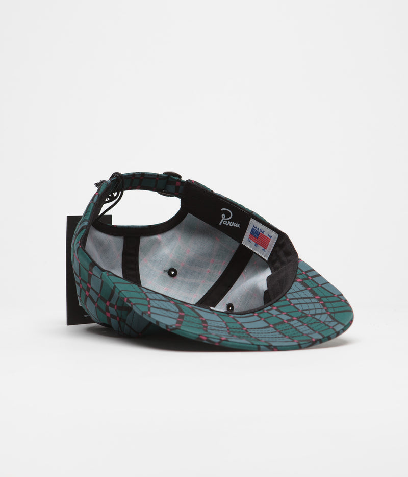 by Parra Squared Waves Pattern Cap in Multi