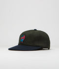 by Parra Stupid Strawberry Cap in Hunter Green