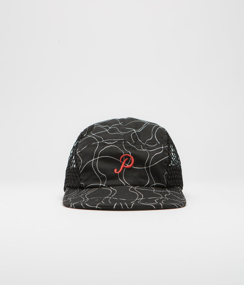 by Parra Trees In Wind Mesh Volley Cap in Black