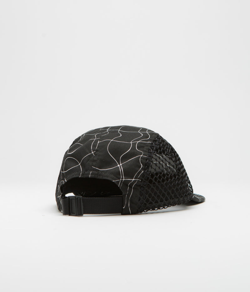 by Parra Trees In Wind Mesh Volley Cap in Black