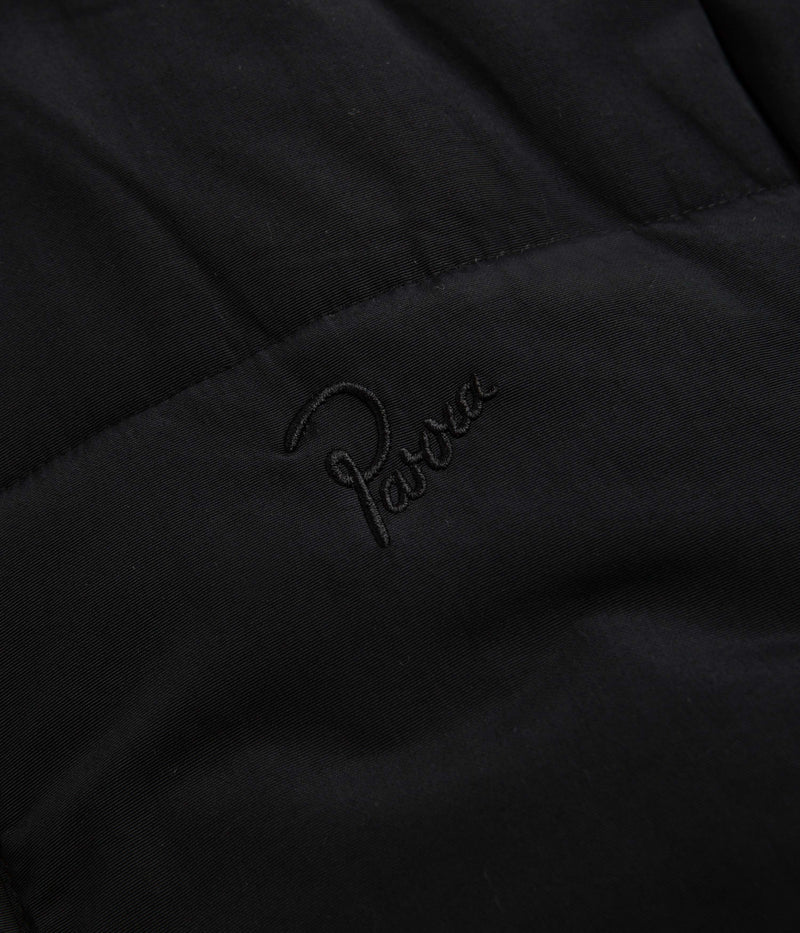 by Parra Trees In Wind Puffer Jacket in Black