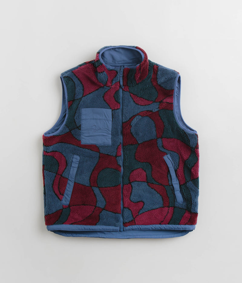 by Parra Trees In Wind Reversible Vest in Blue