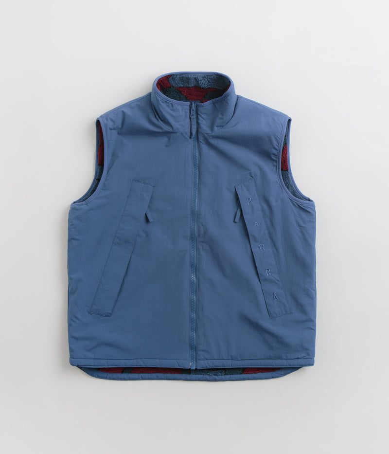 by Parra Trees In Wind Reversible Vest in Blue