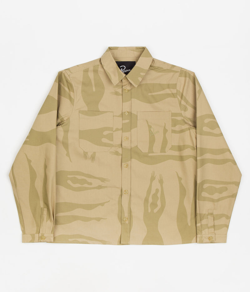 by Parra Under Polluted Water Shirt in Khaki