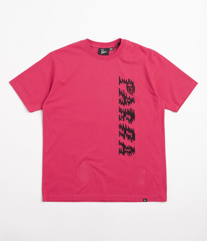 by Parra Wave Block Tremors T-Shirt in Purple and Pink