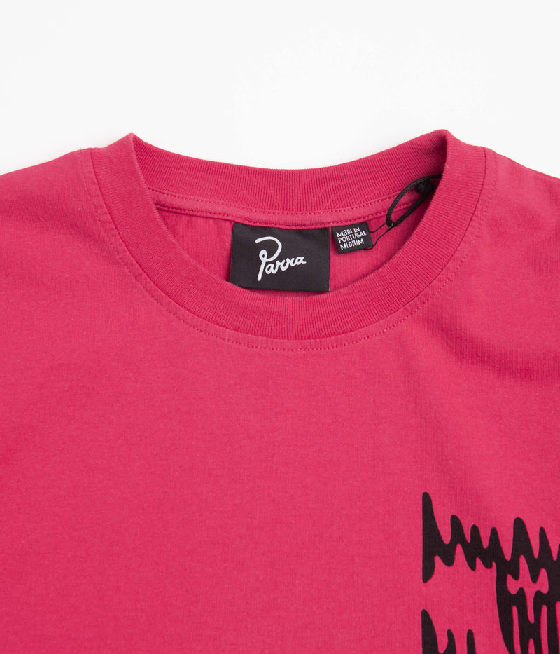 by Parra Wave Block Tremors T-Shirt in Purple and Pink