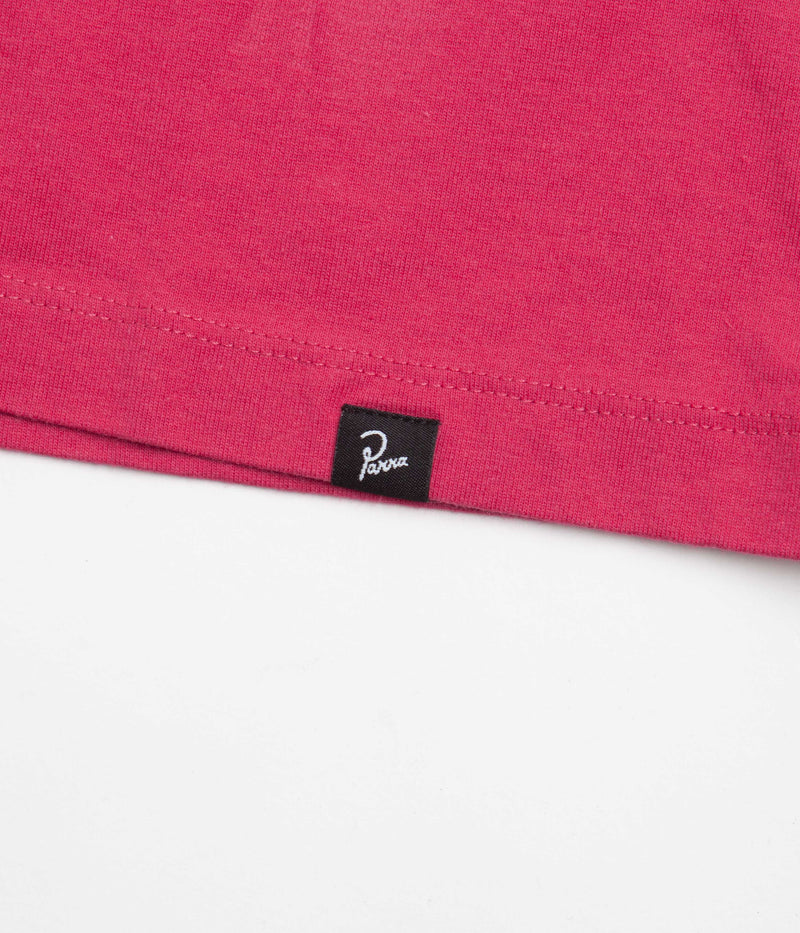 by Parra Wave Block Tremors T-Shirt in Purple and Pink