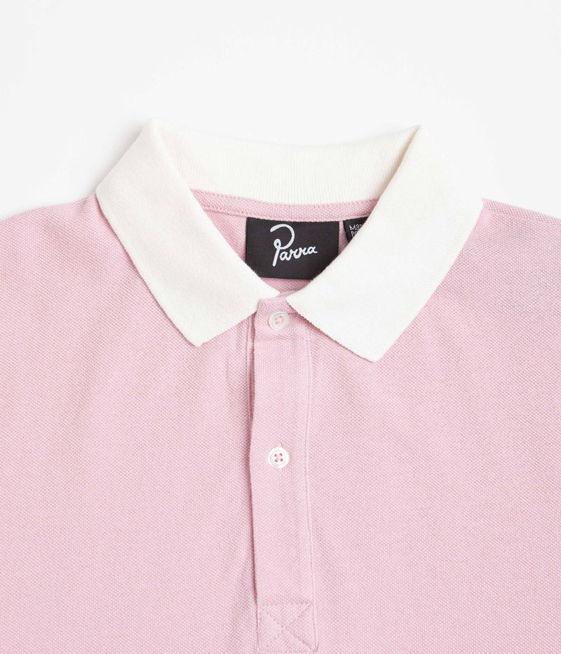 by Parra Winged Logo Polo Shirt in Pink