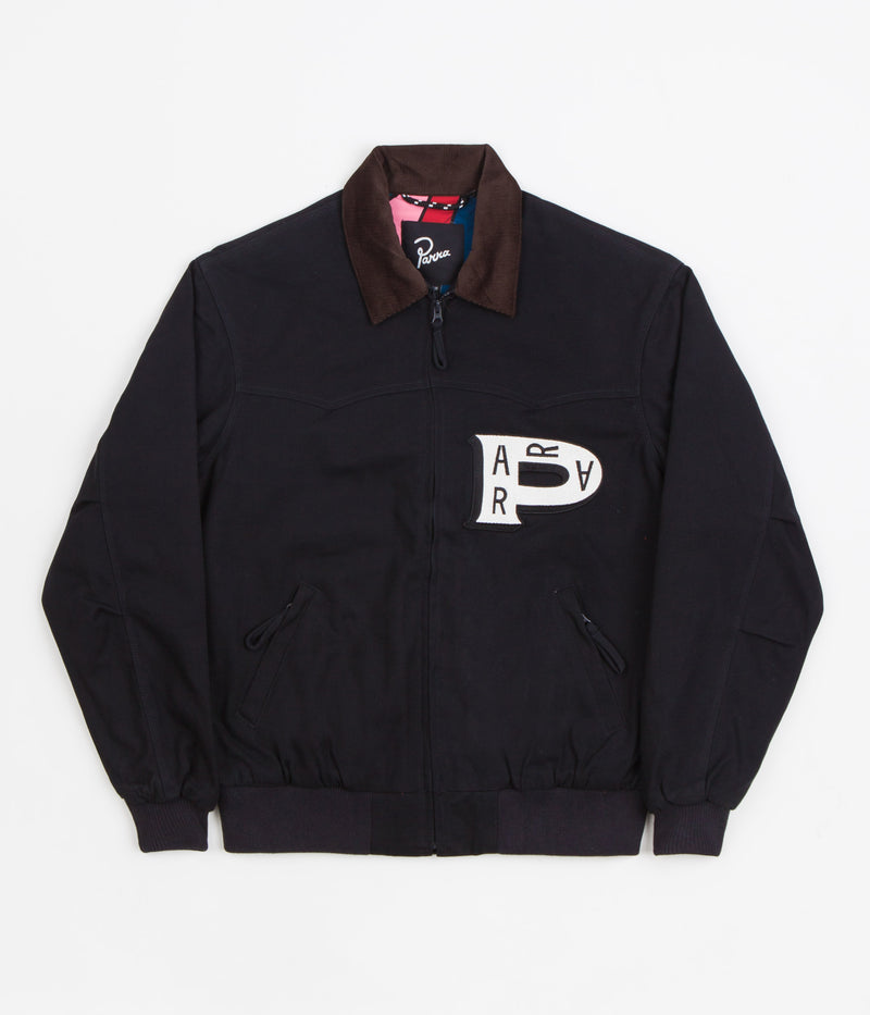 by Parra Worked P Jacket in Navy Blue