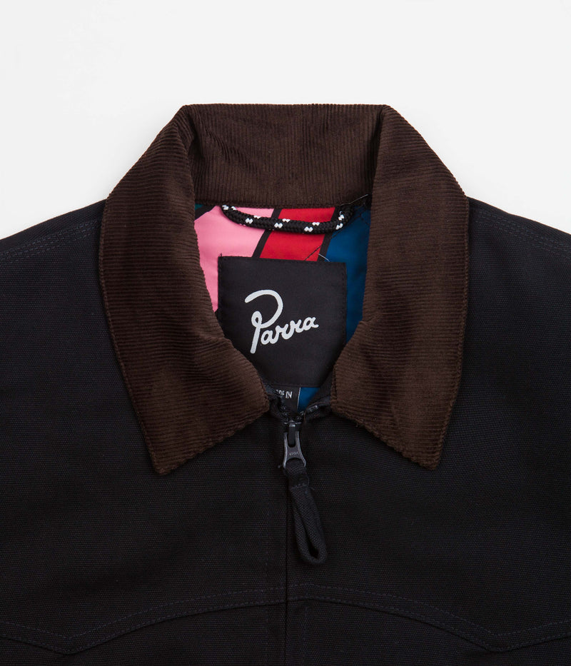 by Parra Worked P Jacket in Navy Blue
