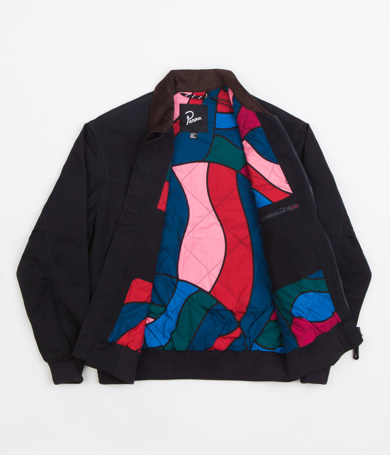 by Parra Worked P Jacket in Navy Blue