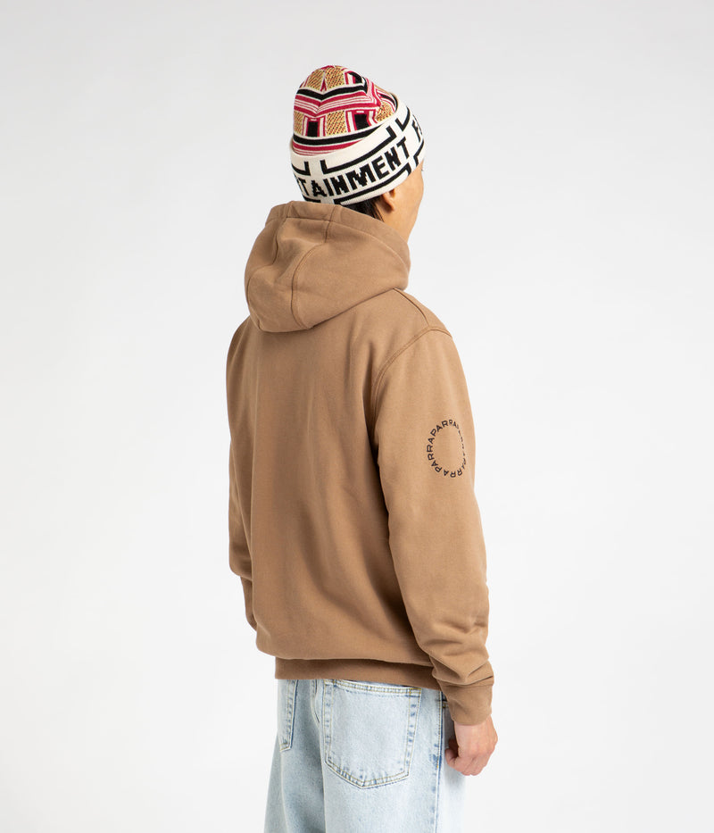 by Parra World Balance Hoodie in Camel