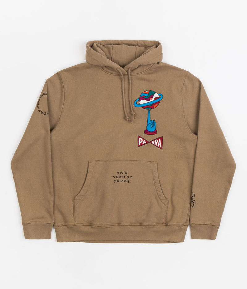 by Parra World Balance Hoodie in Camel