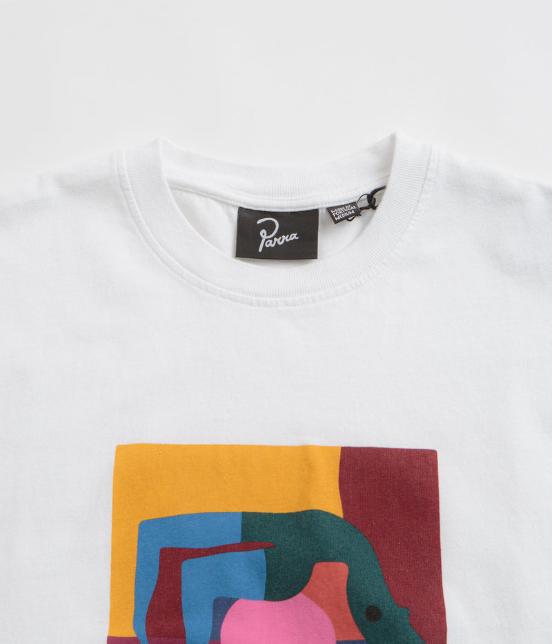by Parra Yoga Balled T-Shirt in White