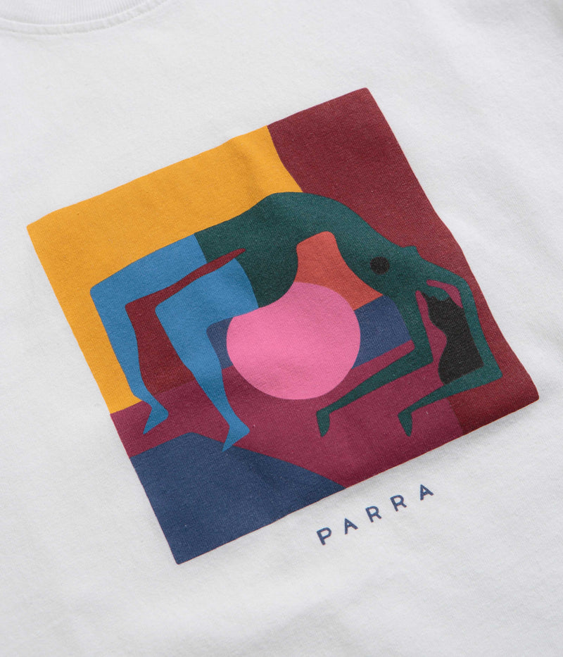 by Parra Yoga Balled T-Shirt in White