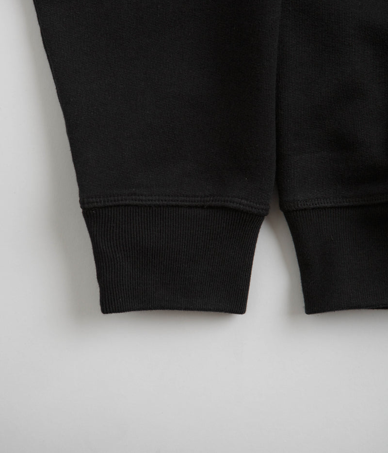 by Parra Zipped Pigeon Zip Hoodie in Black