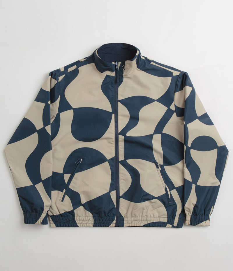 by Parra Zoom Winds Reversible Track Jacket in Navy Blue