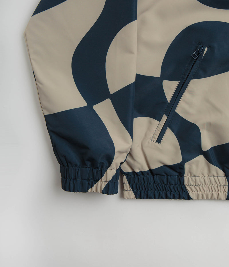 by Parra Zoom Winds Reversible Track Jacket in Navy Blue