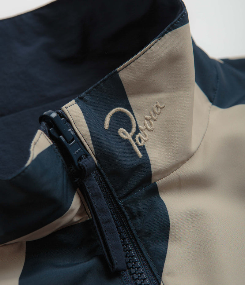 by Parra Zoom Winds Reversible Track Jacket in Navy Blue