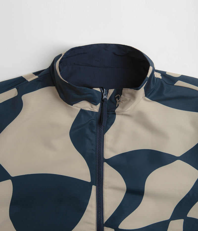 by Parra Zoom Winds Reversible Track Jacket in Navy Blue