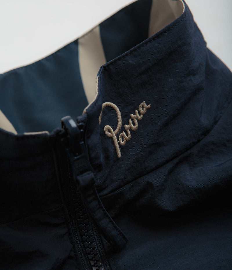 by Parra Zoom Winds Reversible Track Jacket in Navy Blue