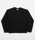 Nike Cable Knit Crewneck Sweatshirt in Black