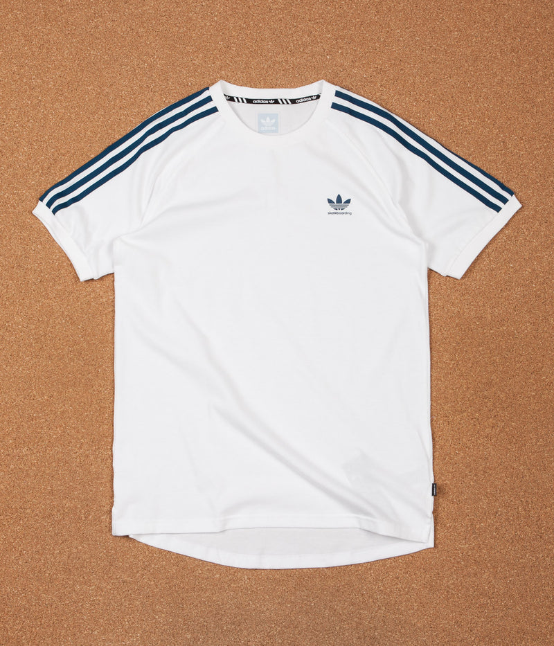 Adidas California 2.0 T-Shirt in White and Blue