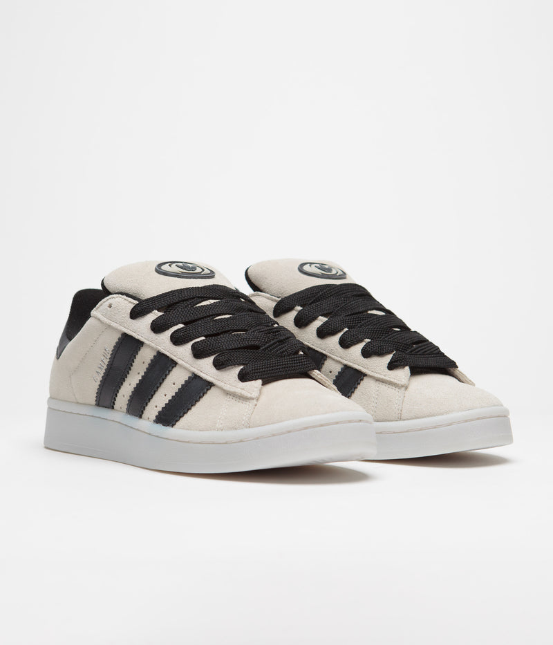 Adidas Campus 00s Shoes in Aluminium and Core Black / Aluminium