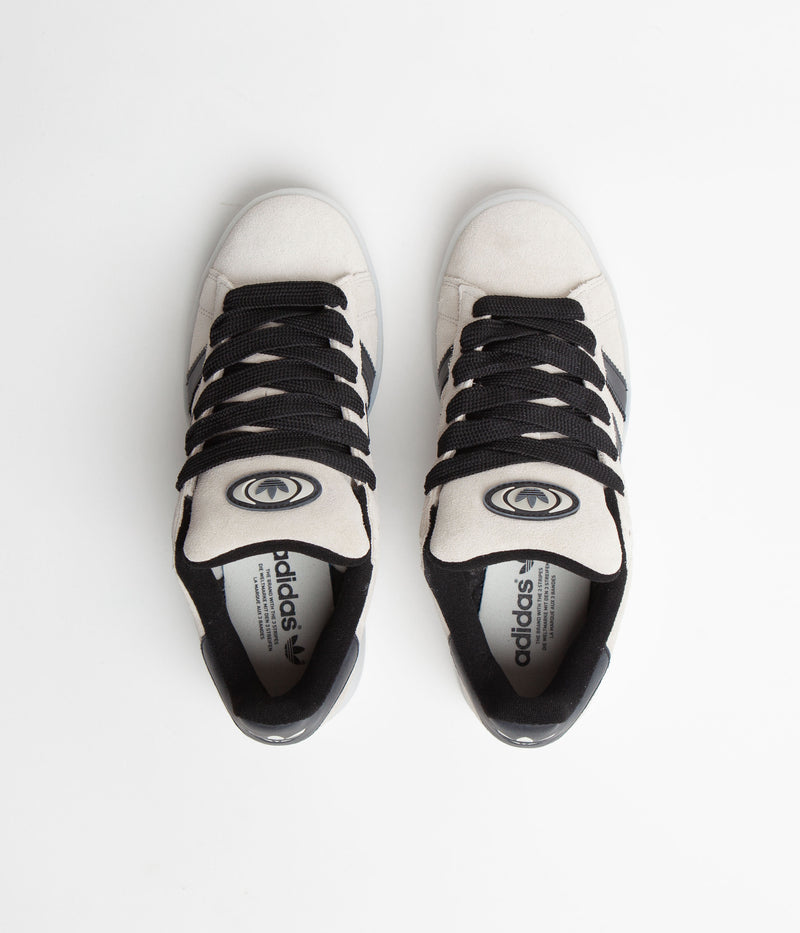 Adidas Campus 00s Shoes in Aluminium and Core Black / Aluminium