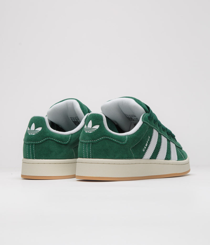Adidas Campus 00s Shoes in Dark Green and FTWR White / Off White