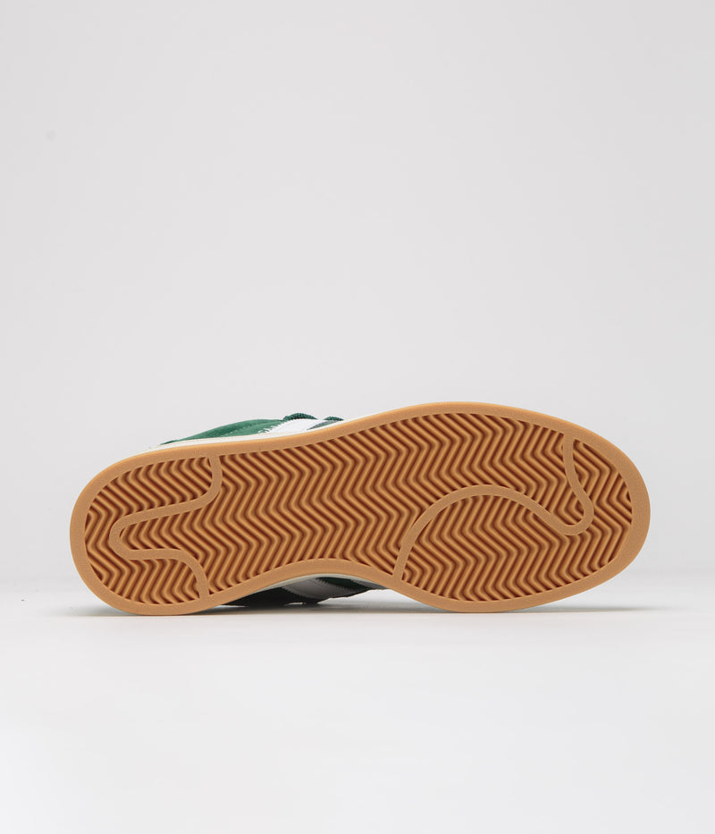 Adidas Campus 00s Shoes in Dark Green and FTWR White / Off White
