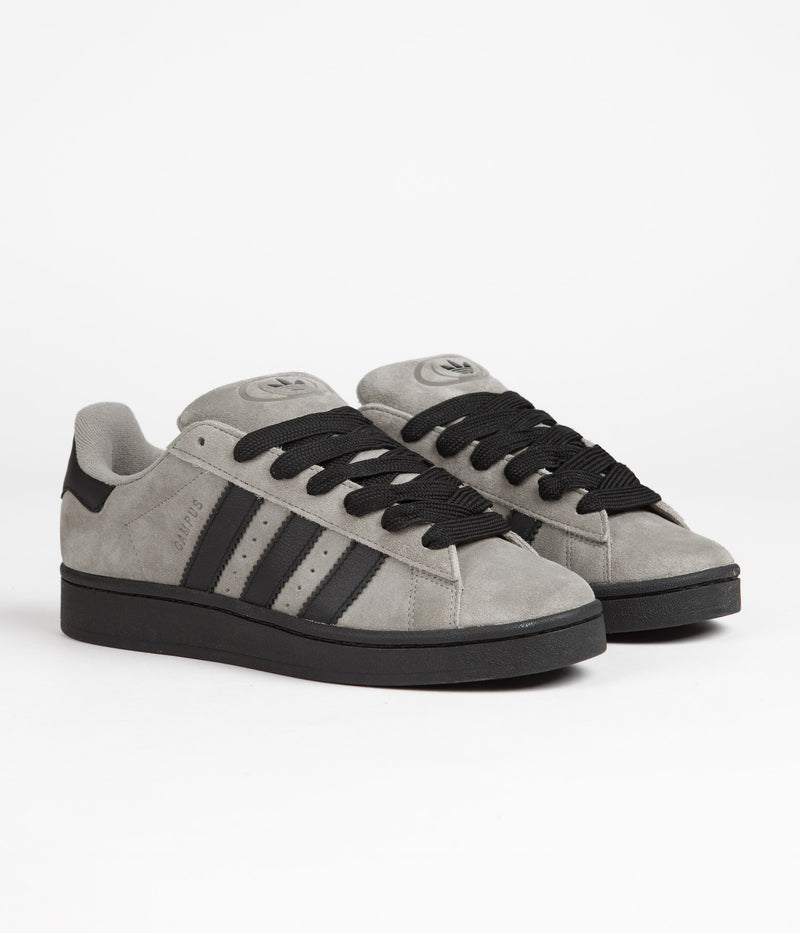 Adidas Campus 00s Shoes in Silver Pebble and Core Black / Silver Pebble